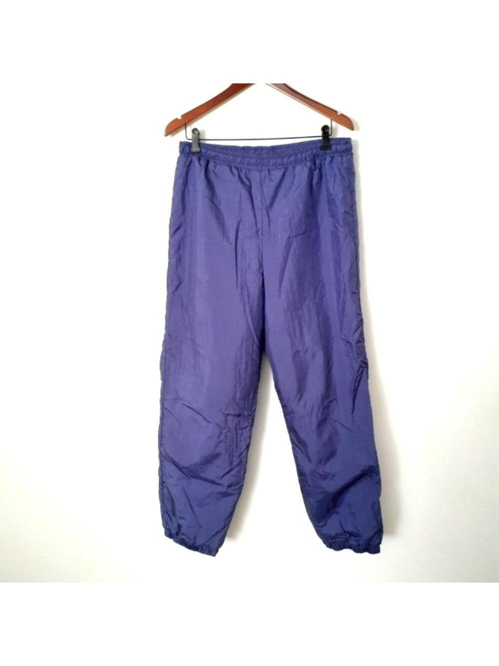 Retro 90's Nylon Athletica/Athleisure Exercise/Water Repellant Pants